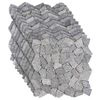 vidaXL Mozaīkas Flīzes Gai&scaron;i pelēka 30 x 30 cm Marmors