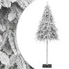 vidaXL mākslīgā Ziemassvētku egle ar sniegu, 150 cm