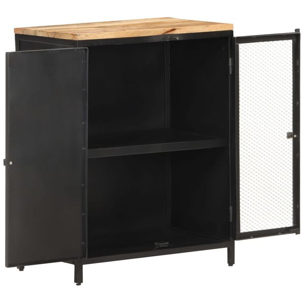 vidaXL kumode, 60x35x78 cm, neapstrādāts mango masīvkoks