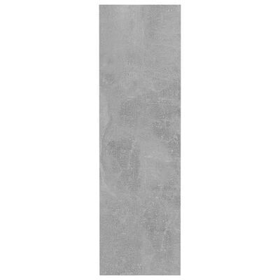 vidaXL sienas plaukti, 4 gab., betonpelēki, 60x18x60 cm, skaidu plātne