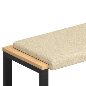 vidaXL Solspilvens Audums Krēmkrāsa Dziļums 35 cm