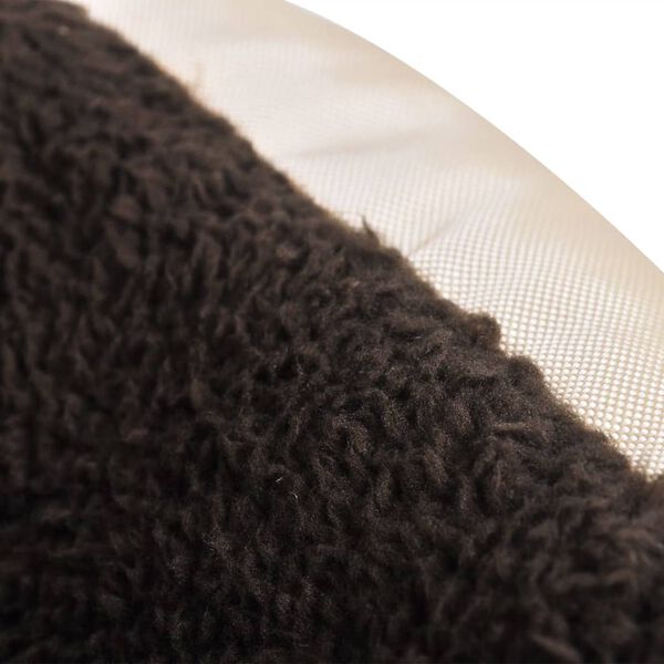 vidaXL suņu gulta XXL, bē&scaron;a un brūna