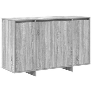 vidaXL Puse Pelēka Sonomas ozola 120 x 41 x 75 cm Inženierijas koks