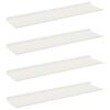 vidaXL Peldējo&scaron;ais plaukts 4 pcs Balts 80 x 18 x 2,5 cm Tērauds
