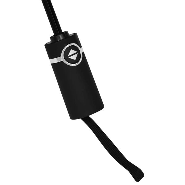 vidaXL lietussargs, automātiska aiztaisī&scaron;anās, 104 cm, melns