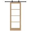 vidaXL Slīdo&scaron;ās durvis ORKDAL Dabiska 78 x 202 cm