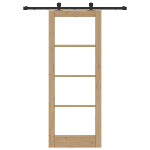 vidaXL Slīdo&scaron;ās durvis ORKDAL Dabiska 78 x 202 cm