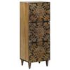 vidaXL Augsts galds Brūna 40 x 33,5 x 110 cm Cieta mango koksne