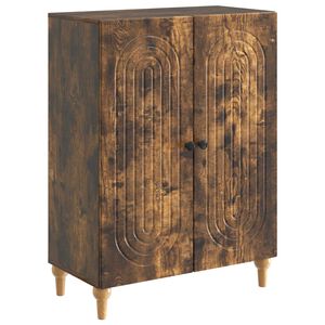 vidaXL Puse Kūpināts ozols 66 x 34,5 x 90 cm Inženierijas koks