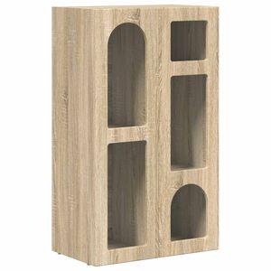 vidaXL Puse Sonoma ozols 59 x 35 x 100,5 cm Inženierijas koks