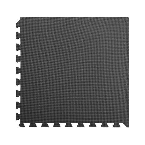 vidaXL grīdas paklājiņi, 12 gab., 4,32 ㎡, EVA putas, melni