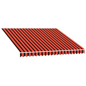 vidaXL Markīzes rezerves audums Brūna 300 x 250 cm Poliesters