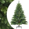 vidaXL Mākslīgā Saliekamā Ziemassvētku Egle ar statīvu Zaļa 150 cm