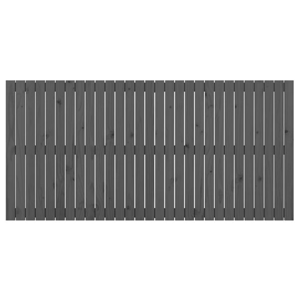 vidaXL sienas galvgalis, 185x3x90 cm, priedes masīvkoks