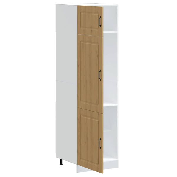 vidaXL virtuves skapis "Kalmar" koka krāsā inženierijas koks