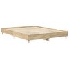vidaXL Gultas rāmis Sonoma 152 x 203 cm Inženierijas koks
