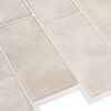 vidaXL Metro flīze 10 pcs Beige marmor 29.4 x 21.4 cm