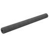 vidaXL stiepļu žogs, tērauds ar PVC pārklājumu, 25x1,5 m, pelēks