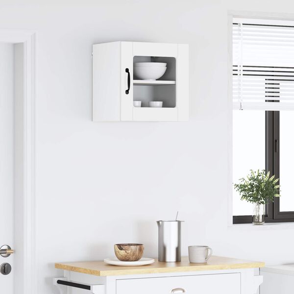 vidaXL Virtuves Skapis Augsta spīduma baltā krāsa 40 x 31 x 40 cm