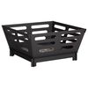 vidaXL Uguns bedre Melns 40 x 40 x 20 cm Tērauds