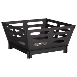vidaXL Uguns bedre Melns 40 x 40 x 20 cm Tērauds