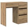 vidaXL Galds Artisānā ozols Inženierijas koks 90 x 37.5 x 75 cm