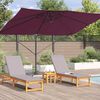 vidaXL Saulessargs Bordo sarkans 351 x 250 x 260 cm