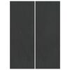 vidaXL Baseina grīdas pārklājs Regulējams Melna 300 x 220 x 0,1 cm