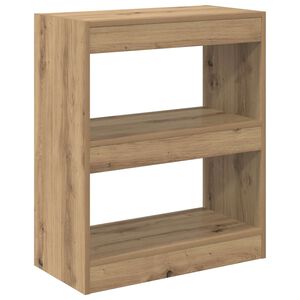 vidaXL Grāmatplaukts 2 līmeņi 60 x 30 x 72 cm Inženierijas koks