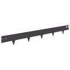 vidaXL Zāliena Apmale 30 pcs 100 x 12 cm Tērauds Melns