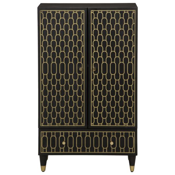 vidaXL augstais skapītis, 60x33x100 cm, mango masīvkoks