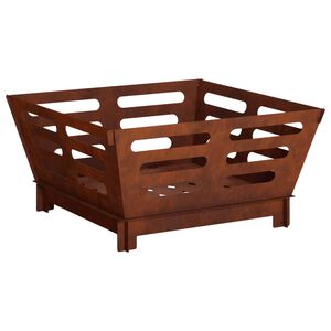 vidaXL Uguns bedre Rūsa 40 x 40 x 20 cm Novecināts tērauds
