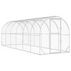 vidaXL Vistu kūts Sudraba 600 x 200 x 200 cm Cinkota tērauda