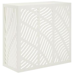 vidaXL Gaisa kondicioniera pārsegs Balts 110 x 50 x 105 cm Tērauds