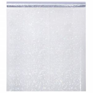vidaXL loga plēve, matēta, varavīksnes raksts, 90x1000 cm, PVC