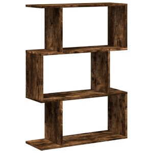 vidaXL telpas sadalītājs, grāmatu plaukts, 3 līmeņi, 70x24x97 cm
