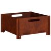 vidaXL Uguns bedre Rūsa 40 x 40 x 20 cm Novecināts tērauds