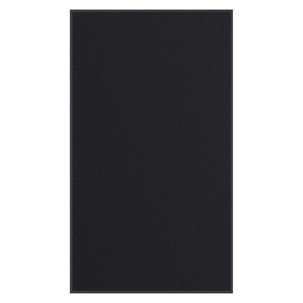 vidaXL durvju paklājs, melns, 115x200 cm