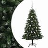 vidaXL Mākslīgā Ziemassvētku eglīte ar rotājumiem 120 cm 150 LED