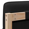 vidaXL Mīkstināts gultas galvgalis Brūns un melns 200 cm