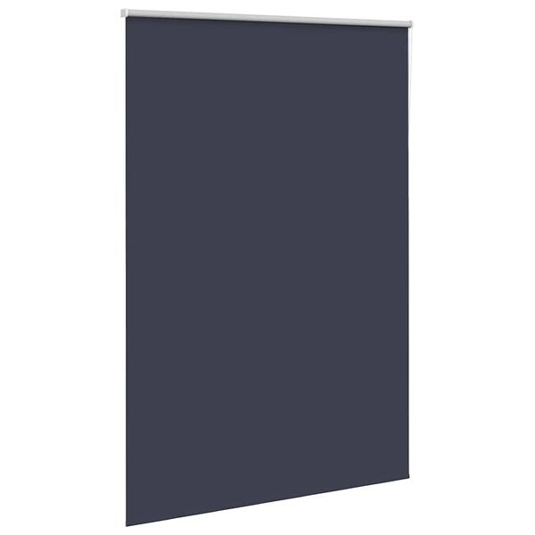 vidaXL Rullo žalūzija tum&scaron;i zils 165x230 cm auduma platums 161,6 cm