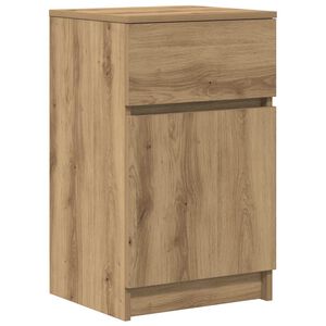 vidaXL naktsskapītis koka krāsa 39x35x65 cm inženierijas koks