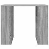 vidaXL Galds Pelēks Sonoma 90 x 50 x 75 cm Inženierijas koks