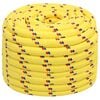 vidaXL Daudzfunkcionāla saimniecības virve 20 mm 50 m Dzeltena PP