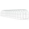 vidaXL Vistu kūts Sudraba 1200 x 200 x 200 cm Cinkota tērauda
