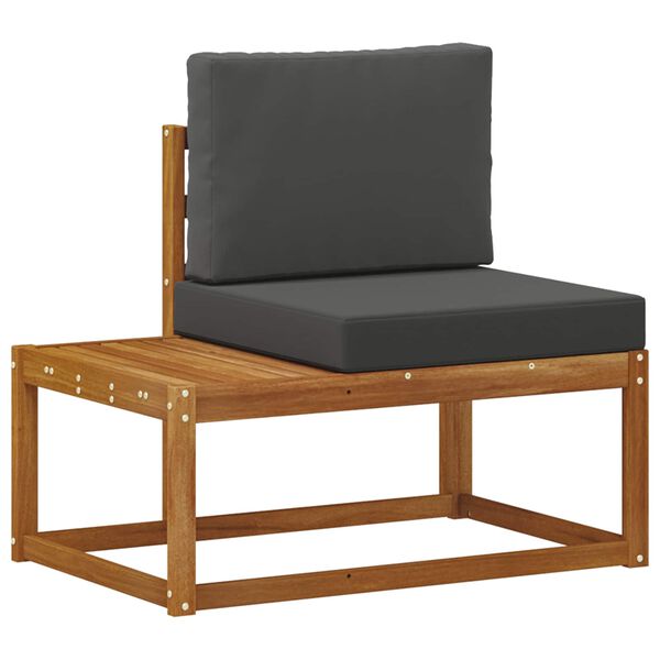 vidaXL Āra dīvānu komplekts ar spilvenu 2 pcs Dabiska