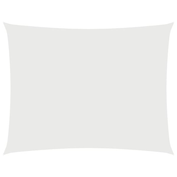 vidaXL saulessargs, taisnstūra, 2x3,5 m, balts oksforda audums
