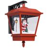 vidaXL Ziemassvētku sienas lampa ar LED, sarkana, 40x27x45 cm