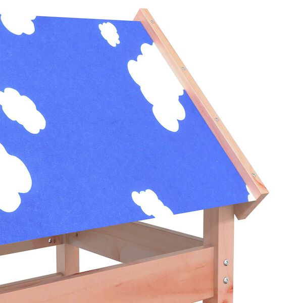 vidaXL Spēļu tornis Brūna 52.5 x 85 x 239 cm Cieta Douglas koksne