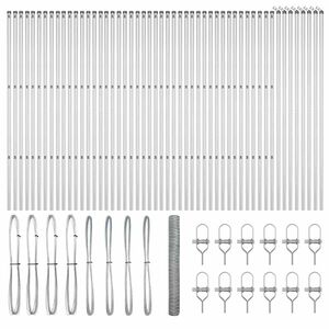 vidaXL Žoga āķis Sudraba